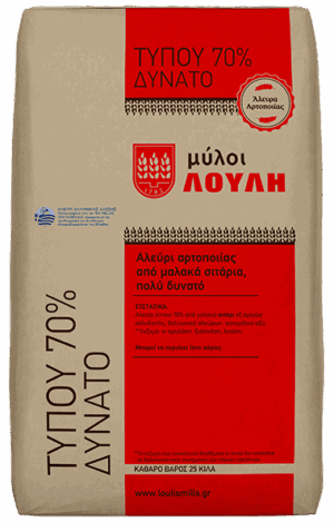 ΑΛΕΥΡΙ Τ70% ΔΥΝΑΤΟ 25KG ΛΟΥΛΗΣ