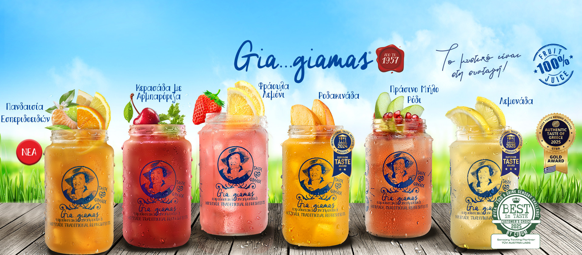 GIA GIA MAS ΛΕΜΟΝΑΔΑ 1.3kg (6/κιβ)